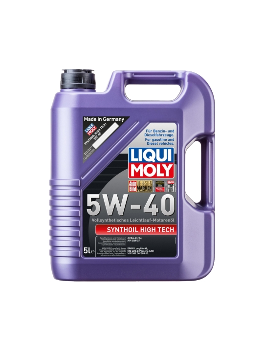 Масло LIQUI MOLY Synthoil High Tech 5W40 SM/CF А3/В4 5л