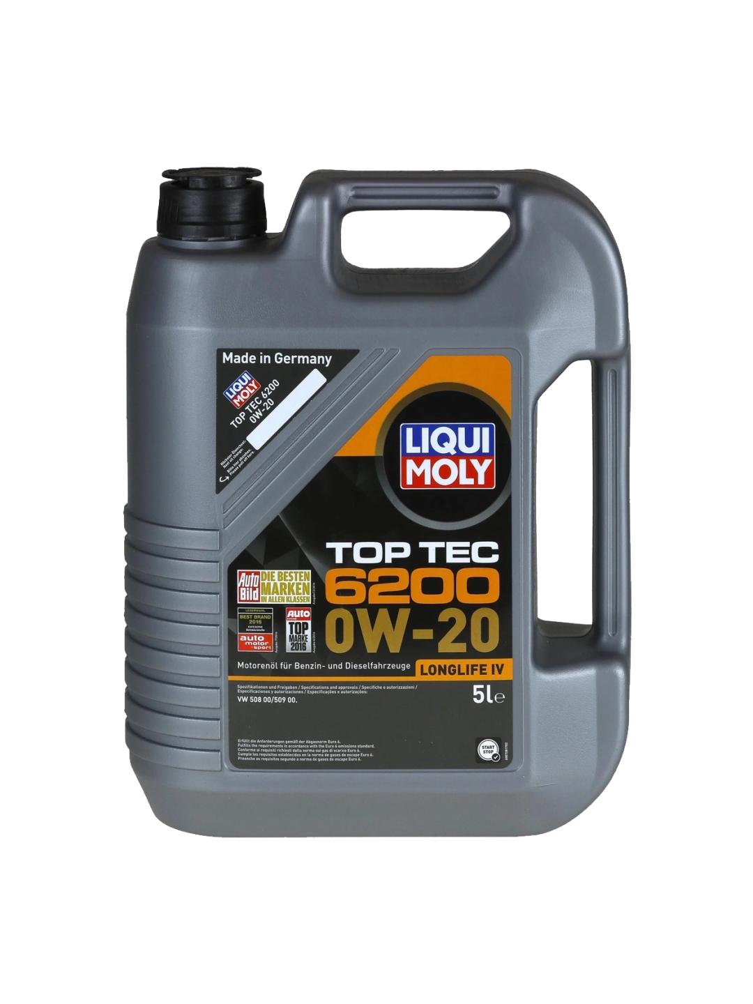 Масло LIQUI MOLY Top Tec 6200 0W20 5л
