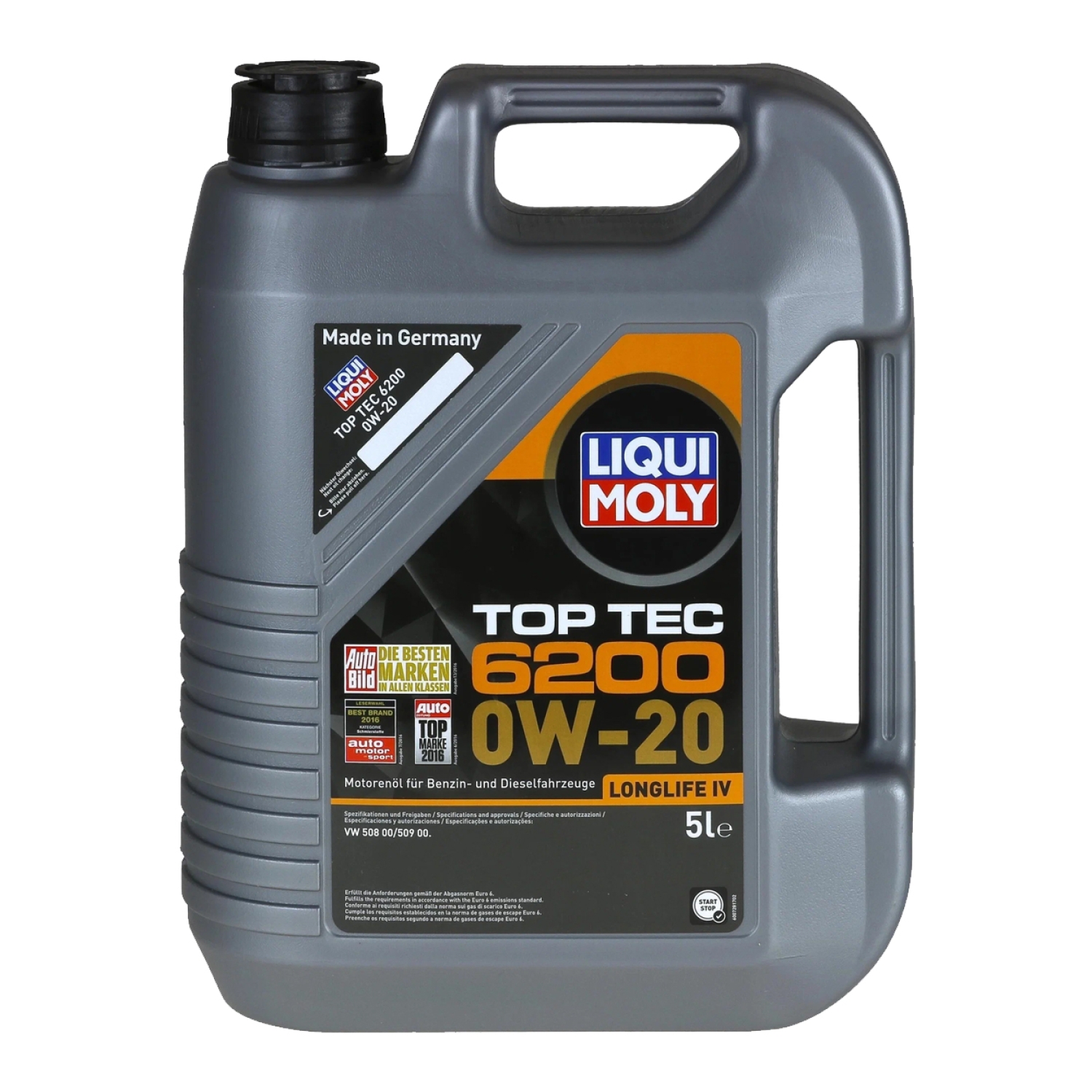 Масло LIQUI MOLY Top Tec 6200 0W20 5л