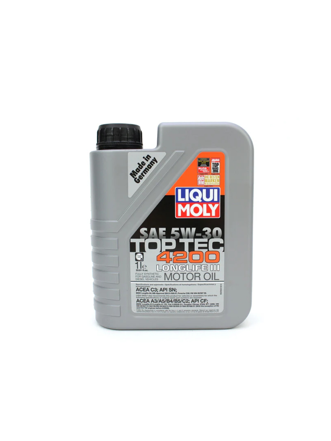 Масло LIQUI MOLY Top Tec 4200 5W30 New Generation A3/B4/C3 1л