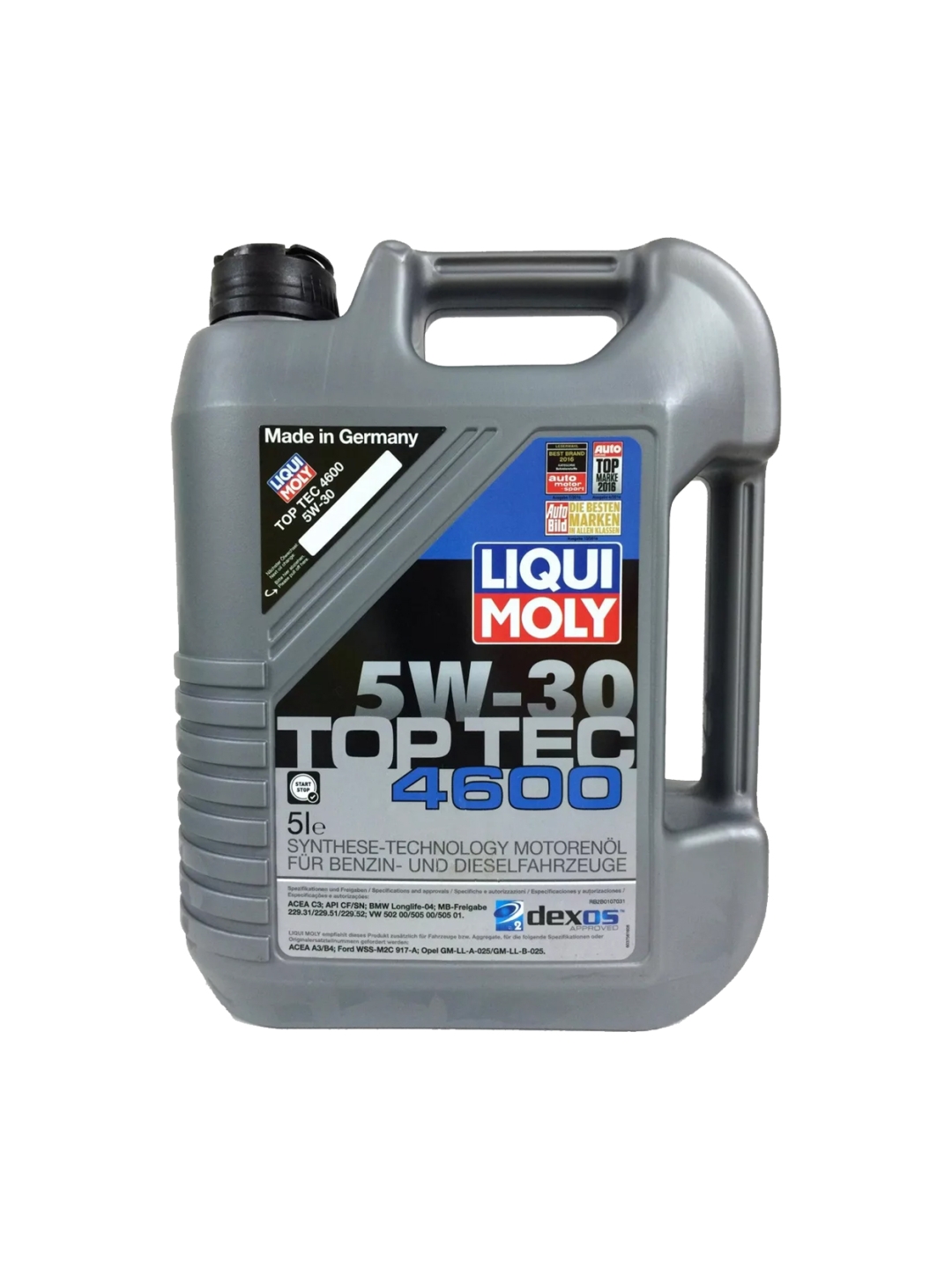 Масло LIQUI MOLY Top Tec 4600 5W30 SP C2/С3 5л