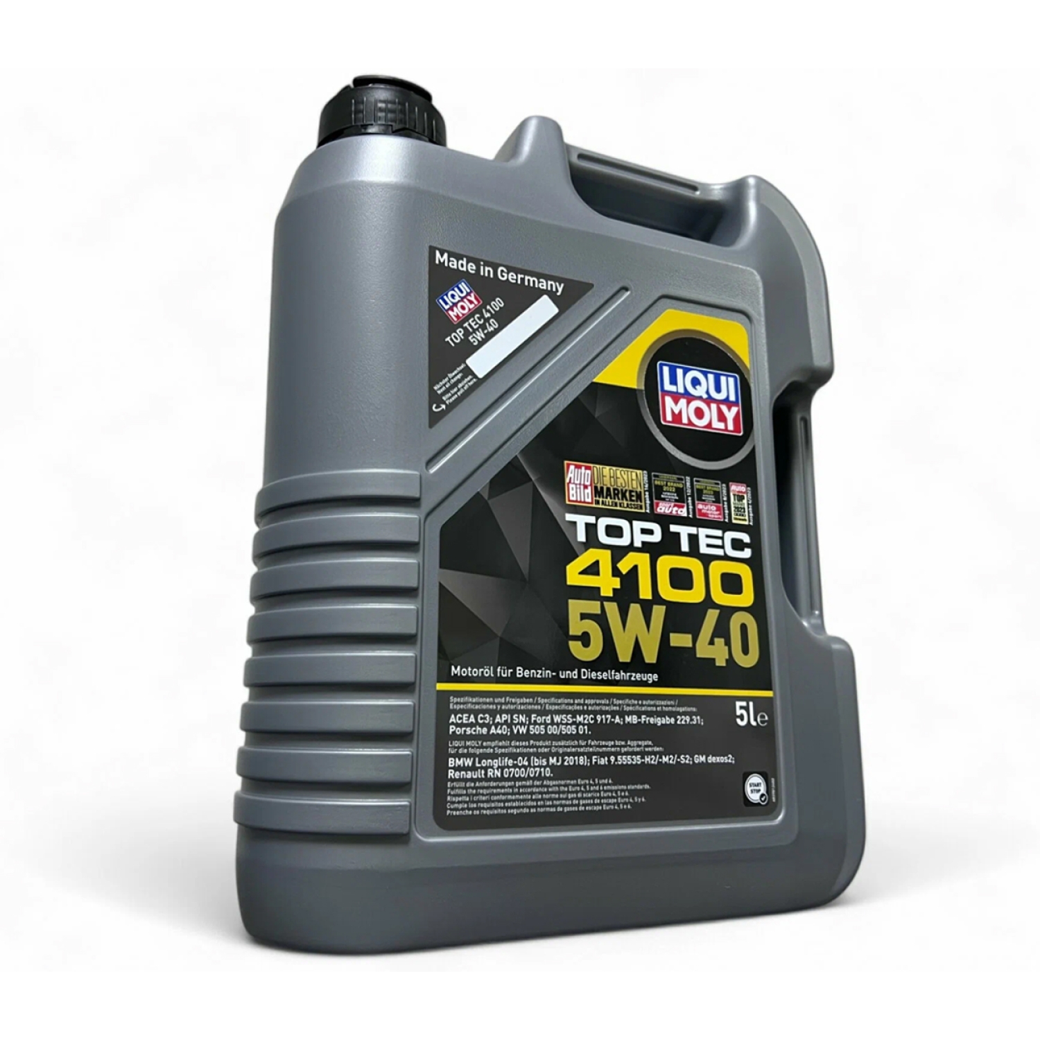 Масло LIQUI MOLY Top Tec 4100 5W40 SN/CF А3/В/4/С3 5л