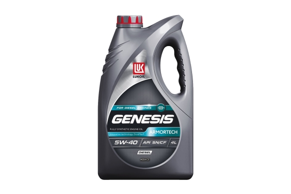 Масло ЛУКОЙЛ GENESIS ARMORTECH DIESEL 5W40 4л
