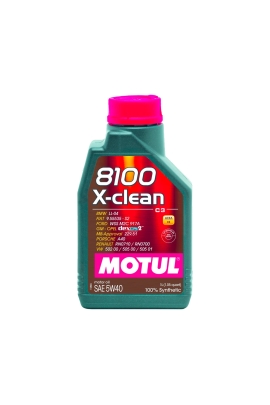Масло MOTUL 8100 X-Clean 5W40 C3 1L