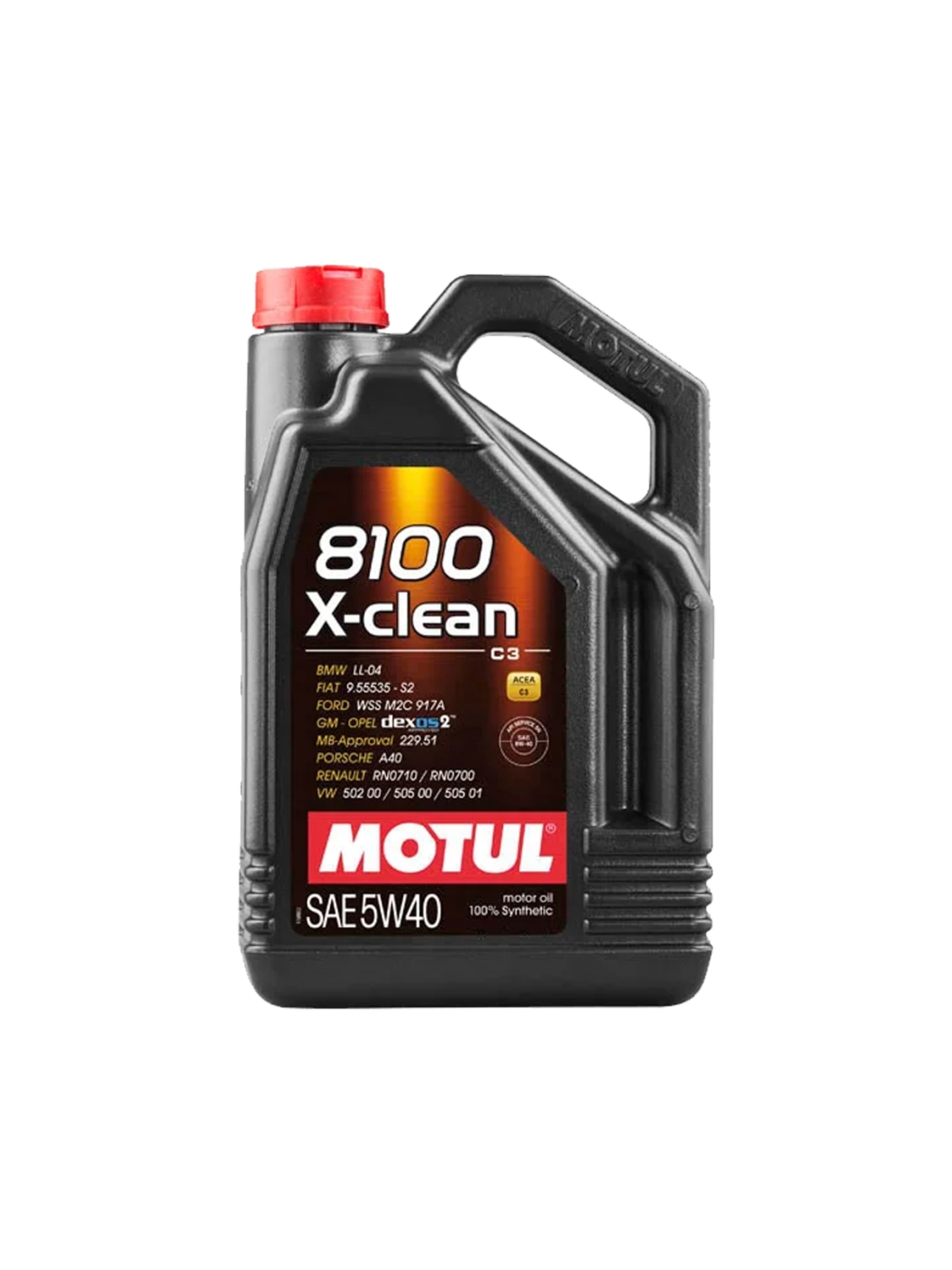 Масло MOTUL 8100 X-clean С3 5W40 4л (104720)