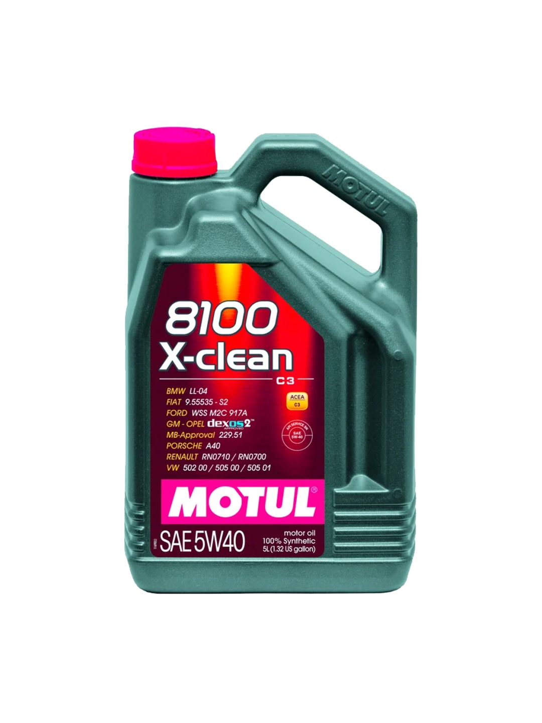 Масло MOTUL 8100 X-Clean 5W40 C3 5L