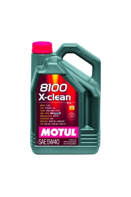 Масло MOTUL 8100 X-Clean 5W40 C3 5L