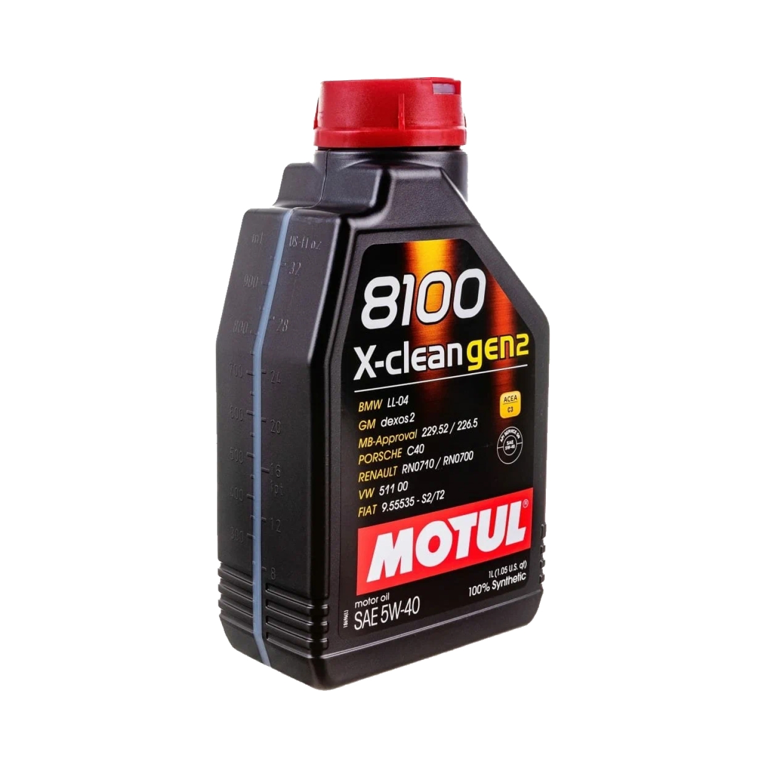 Масло MOTUL 8100 X-Clean Gen2 5W40 1л