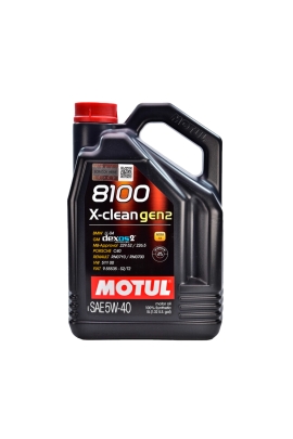 Масло MOTUL 8100 X-Clean Gen2 5W40 5л