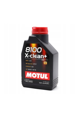 Масло MOTUL 8100 X-Clean+ 5W30 1л