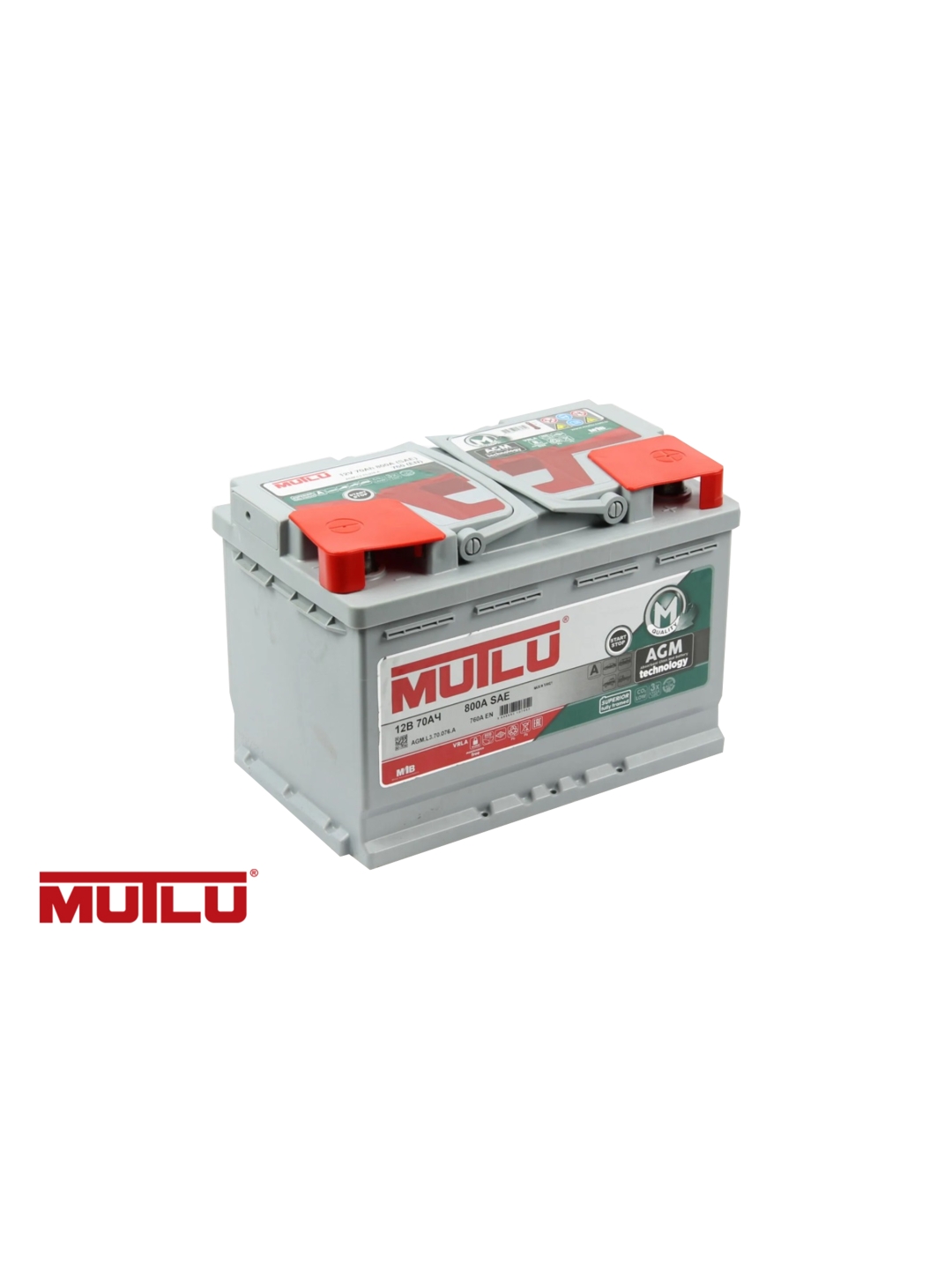 Аккумулятор Mutlu AGM 70 Ач AGM L3.70.076.A