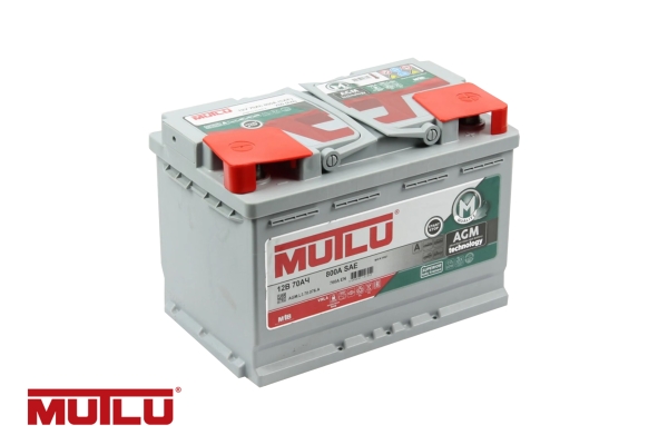 Аккумулятор Mutlu 70e AGM L3.70.076.A 70 Ач 760