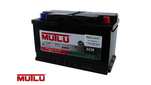 Аккумулятор Mutlu 80e AGM L4.80.080.A 80 Ач 800