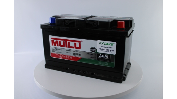 Аккумулятор Mutlu 80e AGM L4.80.080.A 80 Ач 800