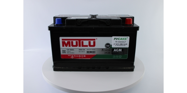 Аккумулятор Mutlu 80e AGM L4.80.080.A 80 Ач 800