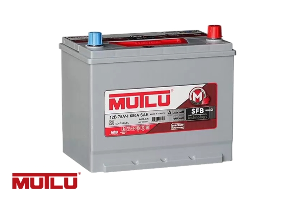 Аккумулятор Mutlu 75е D26.75.064.C 12V 75 Ач 640 н.кр.