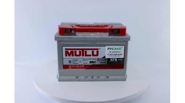 Аккумулятор Mutlu 60e LB2.60.054.A 60 Ач 540
