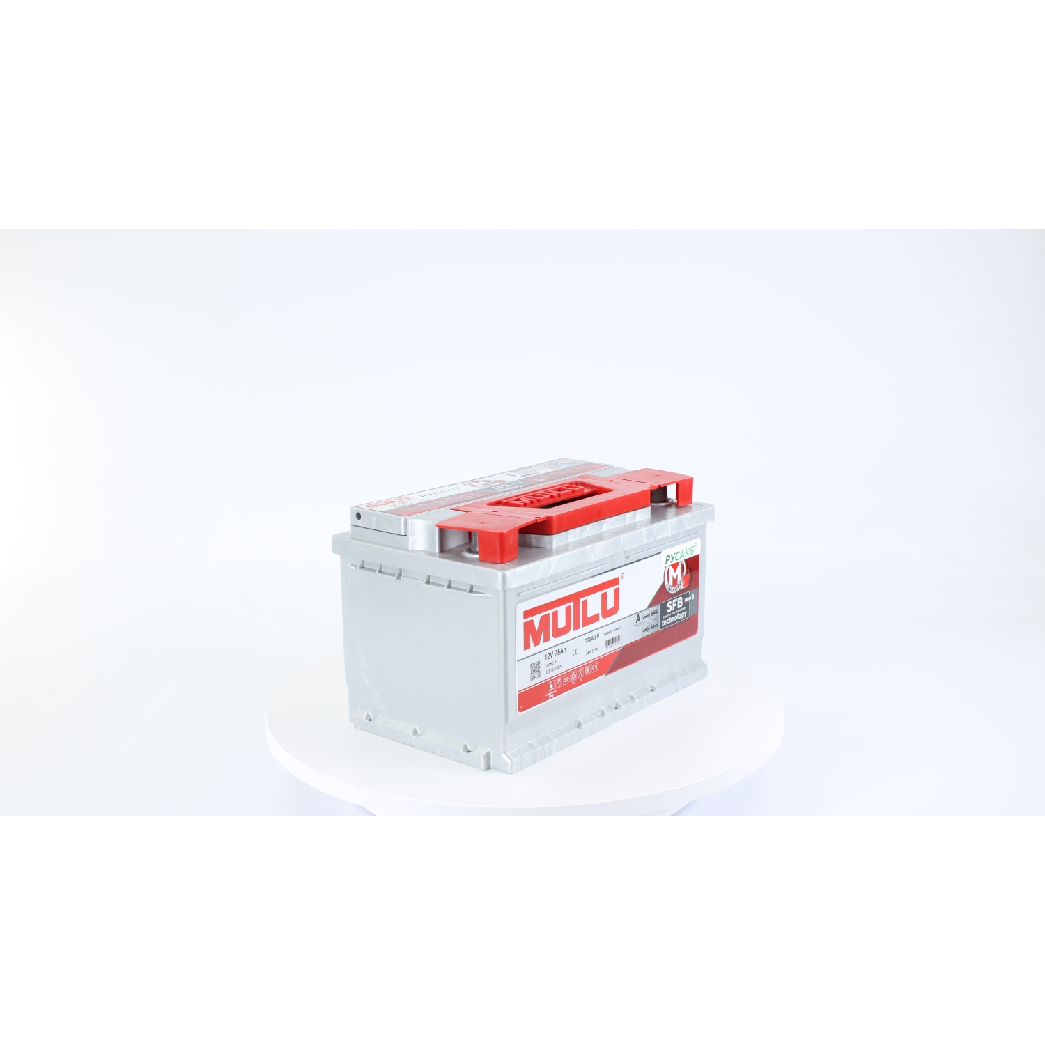 Mutlu 75e LB3.75.072.A 75 Ач 720, 75 Ач, обратная полярность, 275x175x175 мм, 720 Ампер — купить в Санкт-Петербурге
