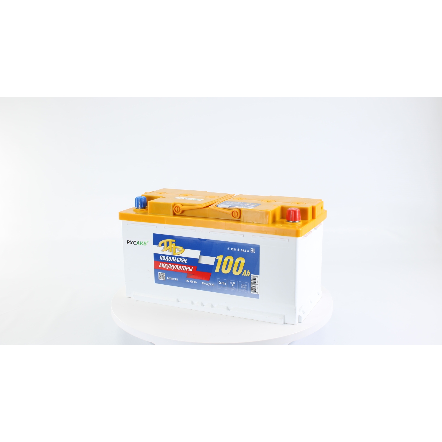 ПАЗ 100.0, 100 Ач, обратная полярность, 353x175x190 мм, 820 Ампер — купить в Санкт-Петербурге