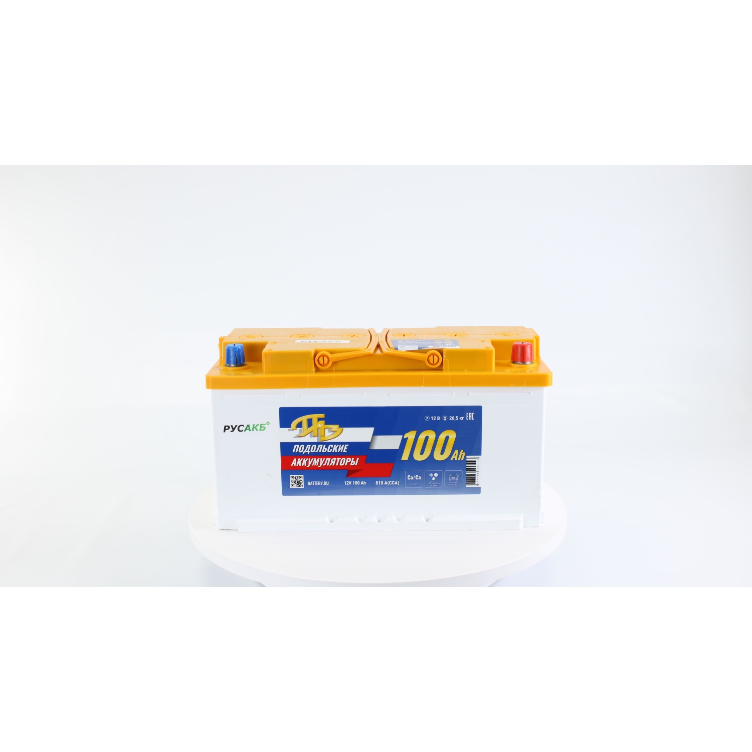 ПАЗ 100.0, 100 Ач, обратная полярность, 353x175x190 мм, 820 Ампер — купить в Санкт-Петербурге