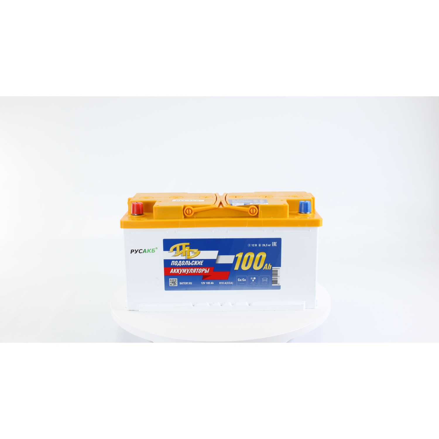 ПАЗ 100.1, 100 Ач, прямая полярность, 353x175x190 мм, 820 Ампер — купить в Санкт-Петербурге