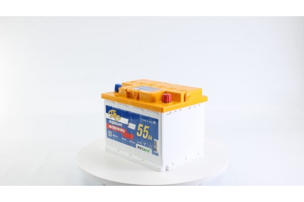 Аккумулятор ПАЗ 55Ач L - евро пол