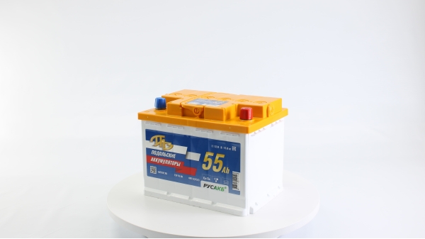 Аккумулятор ПАЗ 55Ач L - евро пол