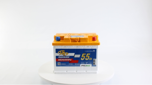 Аккумулятор ПАЗ 55Ач L - евро пол