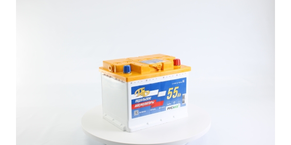 Аккумулятор ПАЗ 55Ач L - евро пол