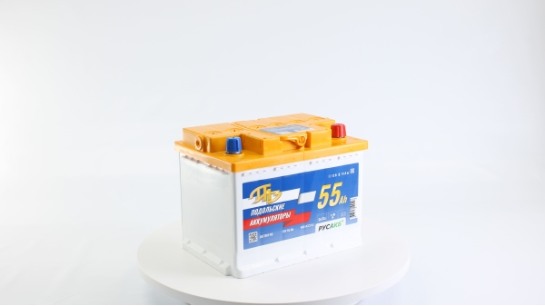 Аккумулятор ПАЗ 55Ач L - евро пол