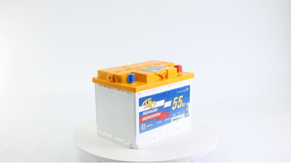 Аккумулятор ПАЗ 55Ач L - евро пол