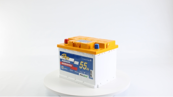 Аккумулятор ПАЗ 55Ач R - прям пол