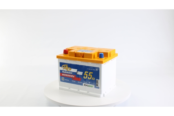 Аккумулятор ПАЗ 55Ач R - прям пол