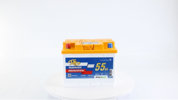 Аккумулятор ПАЗ 55Ач R - прям пол