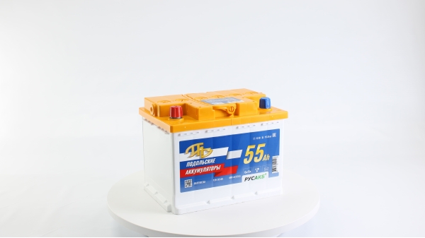 Аккумулятор ПАЗ 55Ач R - прям пол