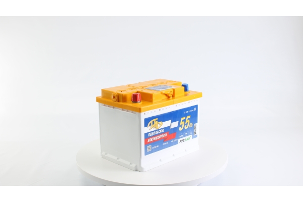 Аккумулятор ПАЗ 55Ач R - прям пол