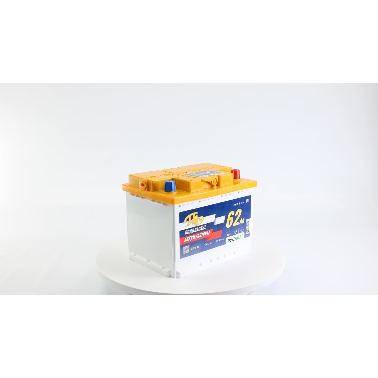 ПАЗ 62.0 L2, 62 Ач, обратная полярность, 242x175x190 мм, 530 Ампер — купить в Санкт-Петербурге