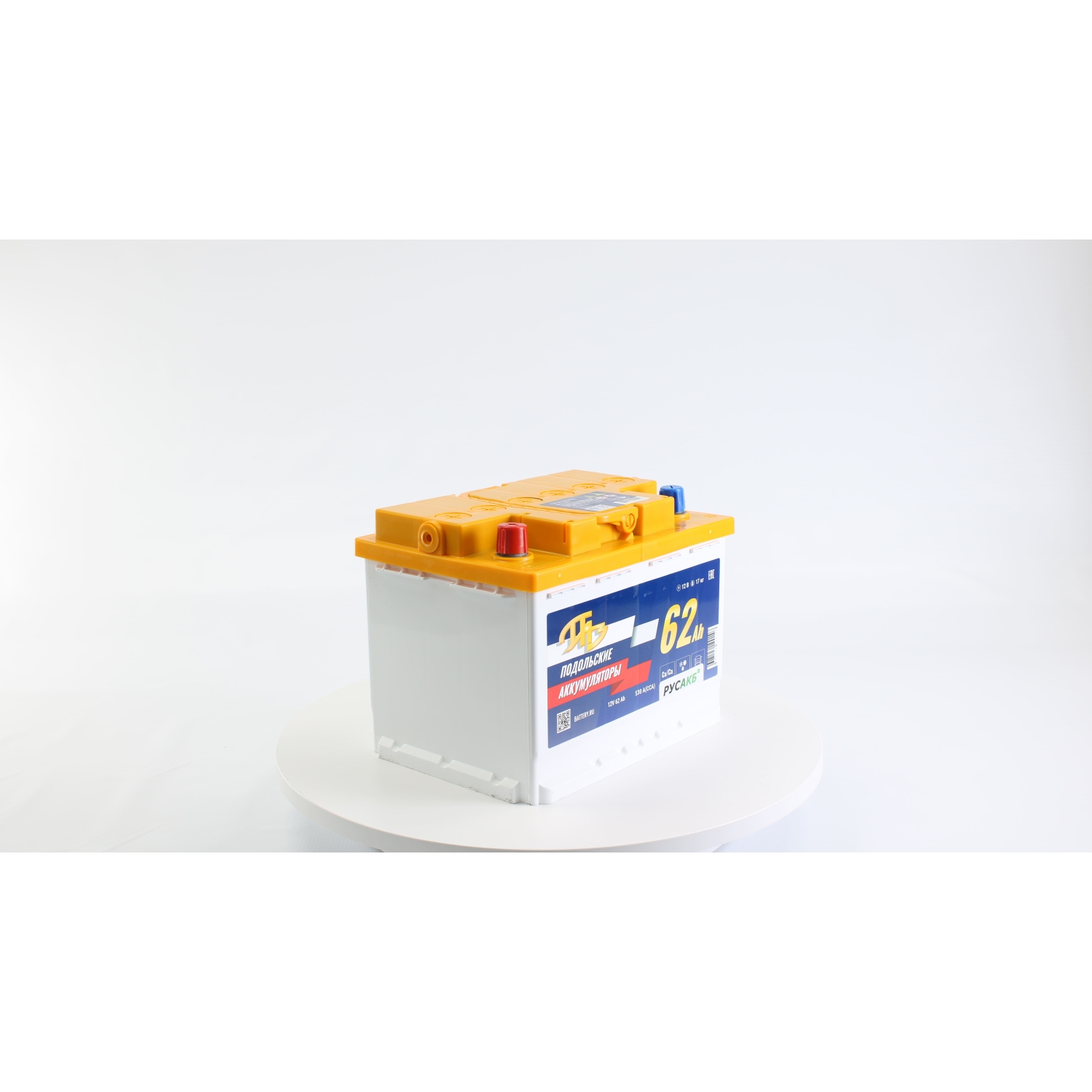 ПАЗ 62.1 L2, 62 Ач, прямая полярность, 242x175x190 мм, 530 Ампер — купить в Санкт-Петербурге