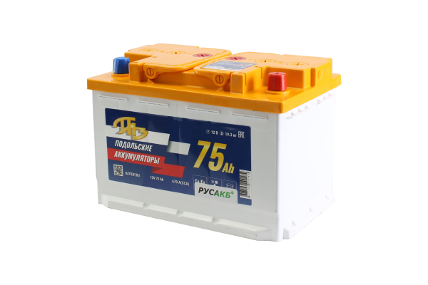 Аккумулятор ПАЗ 75.0