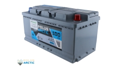 POLUS ARCTIC 100.0, 100 Ач, обратная полярность, 353x175x190 мм, 850 Ампер — купить в Санкт-Петербурге