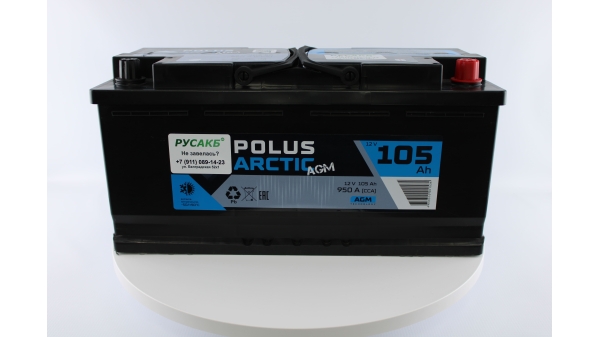Аккумулятор POLUS ARCTIC AGM 105