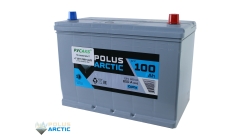 POLUS ARCTIC 100.0 (100D31L), 100 Ач, обратная полярность, 303x173x220 мм, 850 Ампер — купить в Санкт-Петербурге