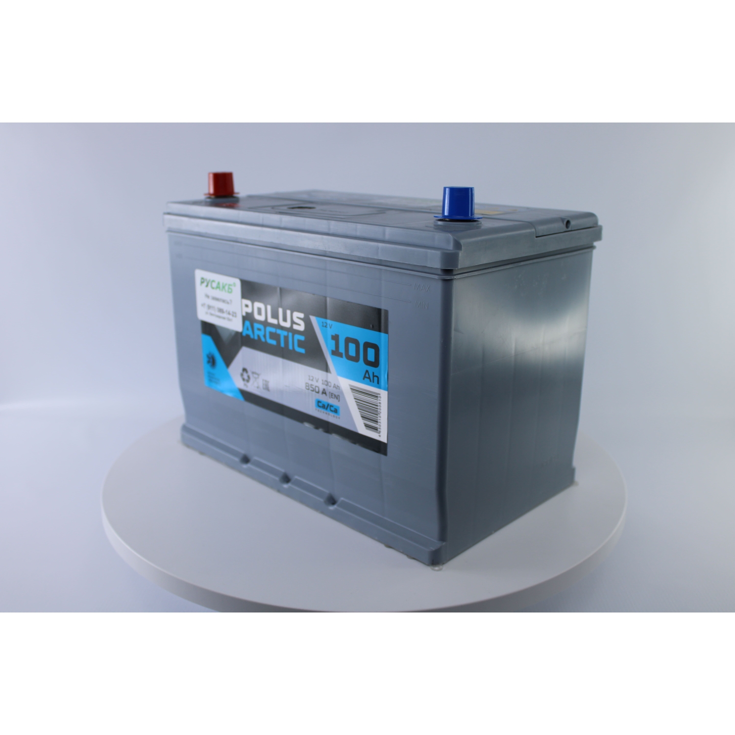 POLUS ARCTIC 100.1 (100D31R), 100 Ач, прямая полярность, 303x173x220 мм, 850 Ампер — купить в Санкт-Петербурге