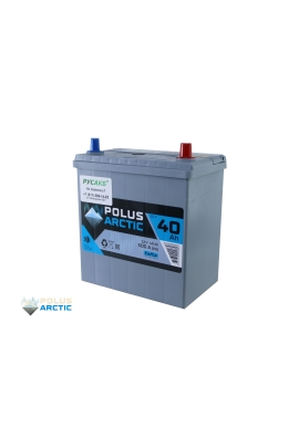 Аккумулятор POLUS ARCTIC 40 Ач обр пол 40B19L тонк кл