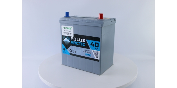 Аккумулятор POLUS ARCTIC 40.0 (40B19L) тонк.кл.