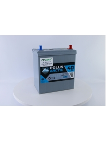 Аккумулятор POLUS ARCTIC 40 Ач обр пол 40B19L тонк кл в Спб
