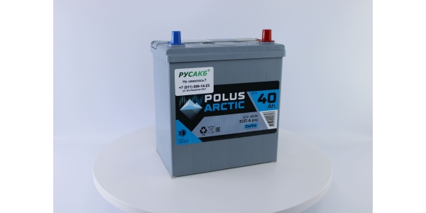 Аккумулятор POLUS ARCTIC 40.0 (40B19L) тонк.кл.