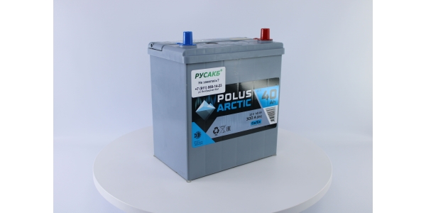 Аккумулятор POLUS ARCTIC 40.0 (40B19L) тонк.кл.