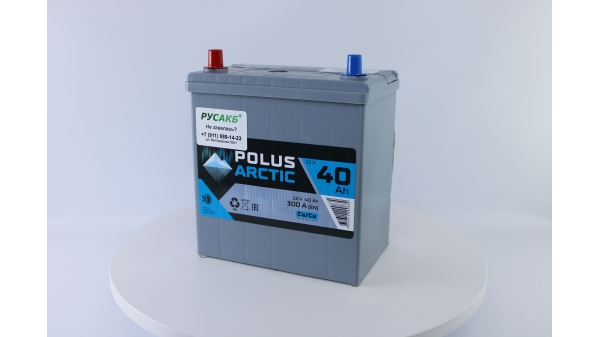 Аккумулятор POLUS ARCTIC 40.1 (40B19R) тонк.кл.