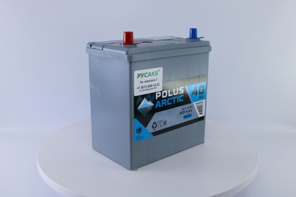 Аккумулятор POLUS ARCTIC 40.1 (40B19R) тонк.кл.